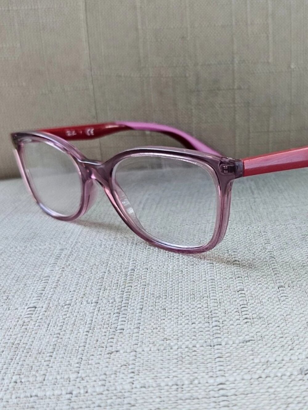 Ray-Ban Youth Glasses Frame Eyewear RB1586 3777 Red/Pink Tone Eyeglasses $129
